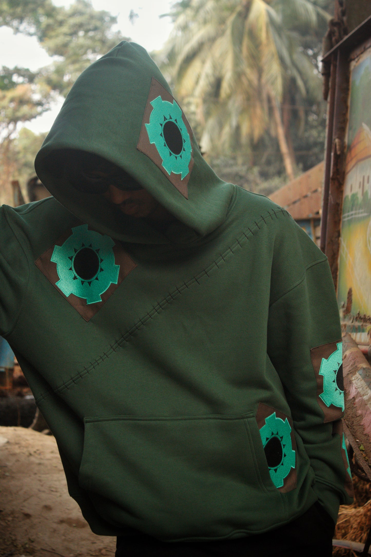 Zoro Patch Work Hoodie