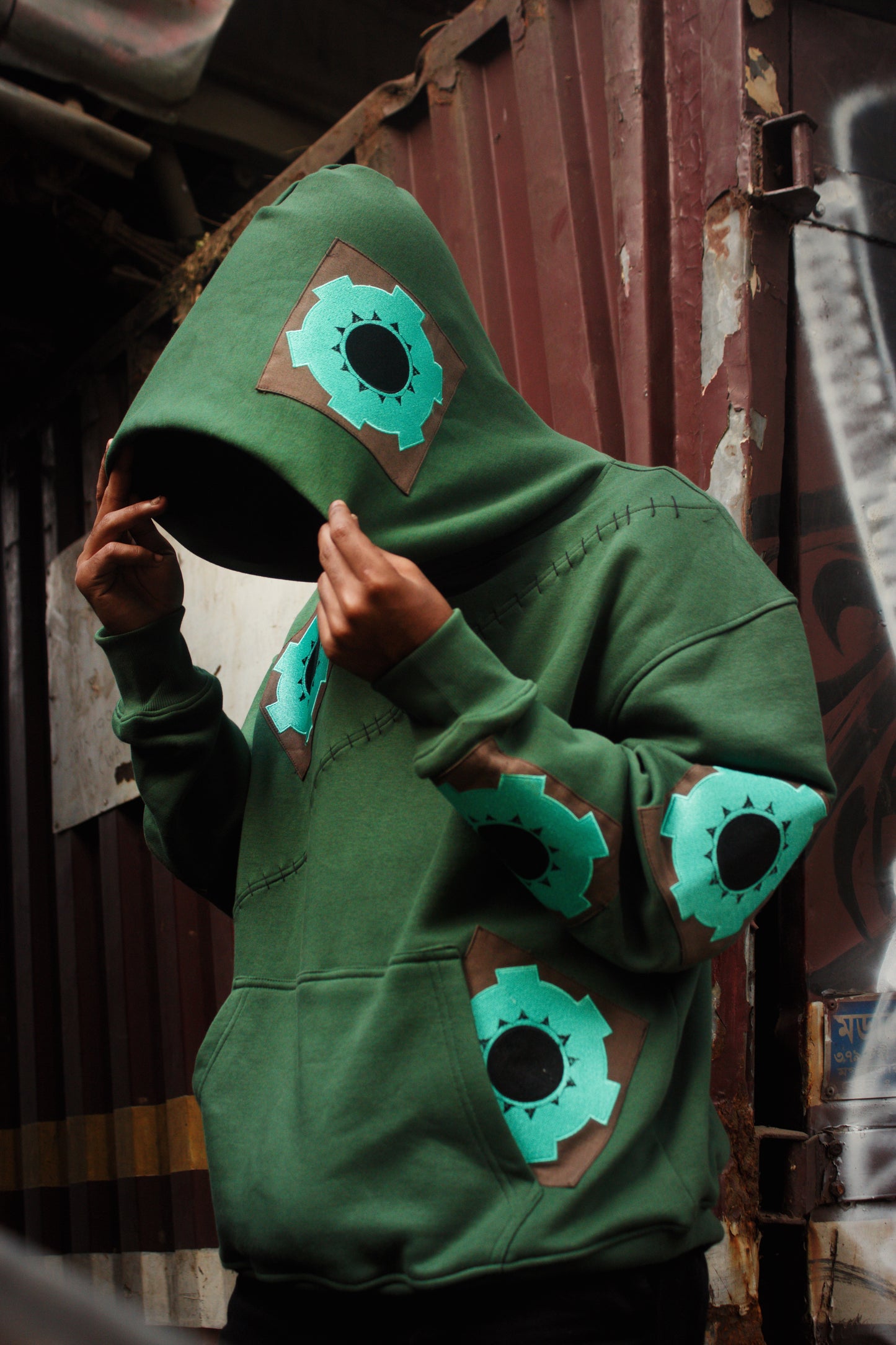Zoro Patch Work Hoodie