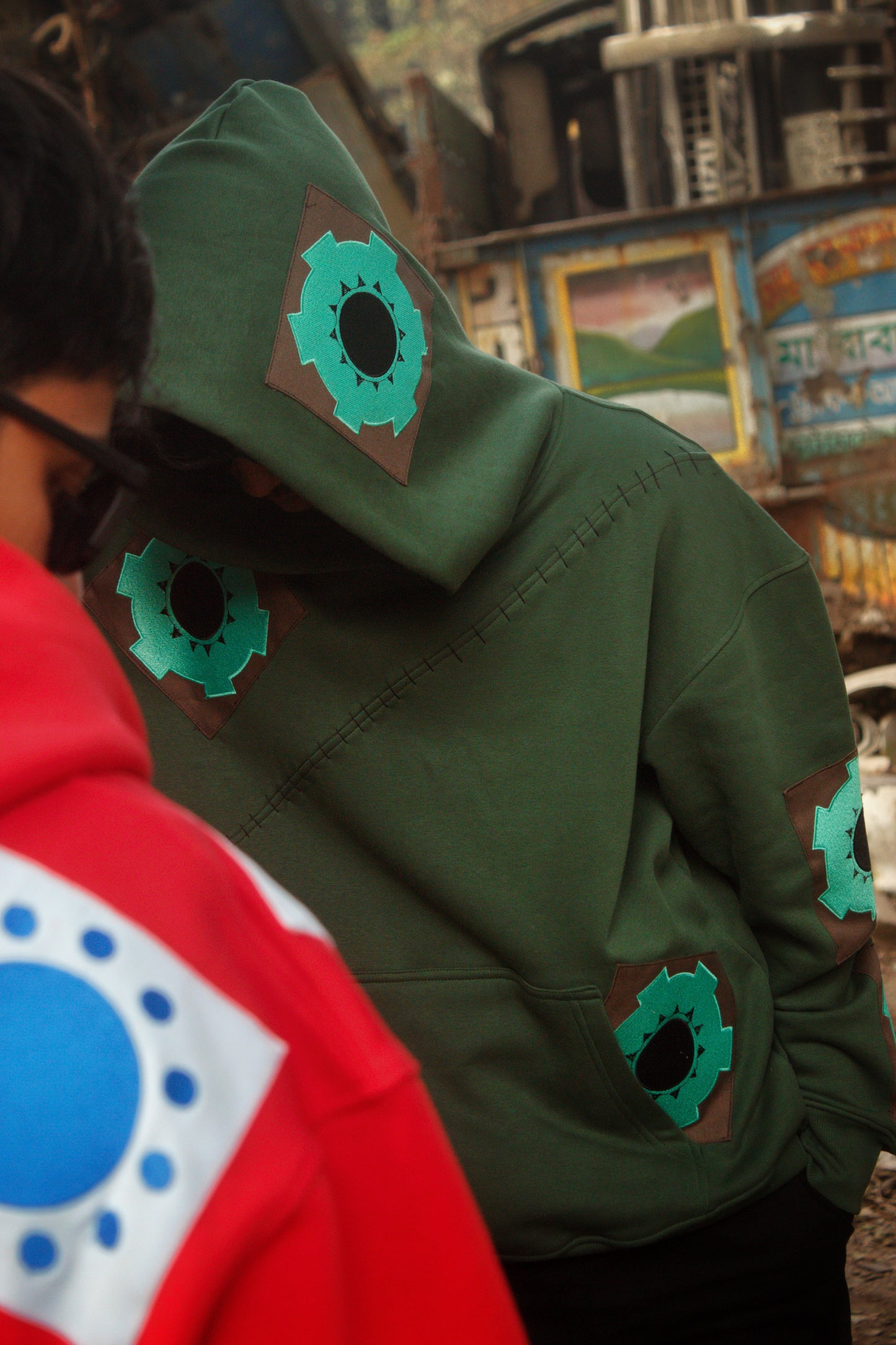 Zoro Patch Work Hoodie