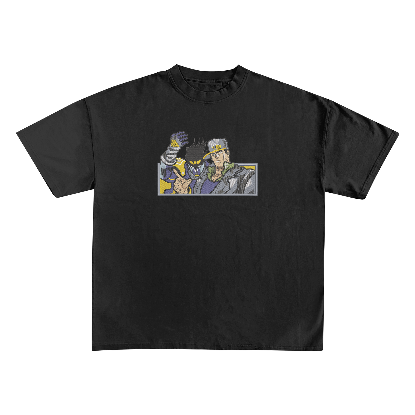 Jotaro Kujo Embroidery Tee