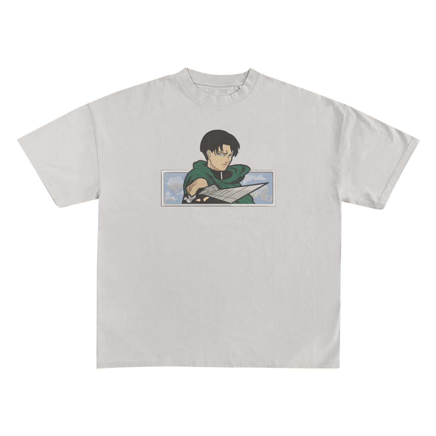 Levi Ackerman Embroidery t-shirt